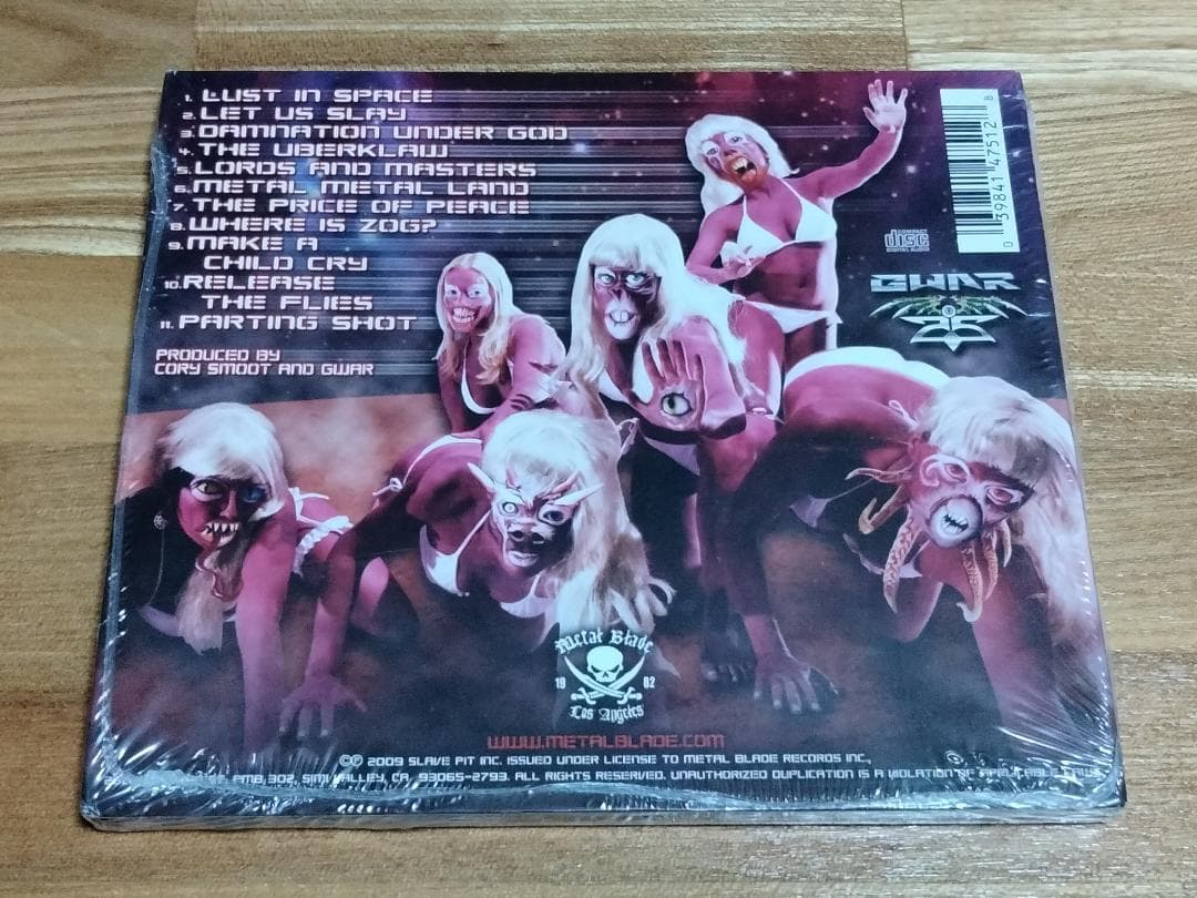 GWAR●新品未開封●ＣＤアルバム●Lust in Space●輸入盤●激レア