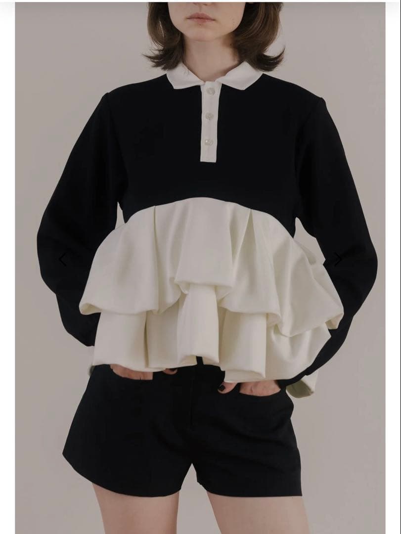 yuu！the toe / hydra peplum tops（m） THE TOE】Hydra Peplum Tops - メルカリ