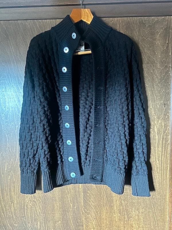 S.N.S.HERNING SNSハーニング ケーブルニットカーディガン