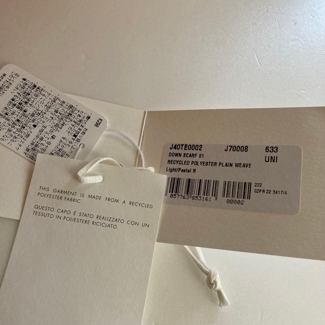 bonbon1932様】JIL SANDER+ ダウンマフラー - メルカリ