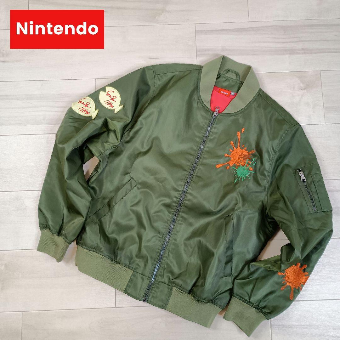 スプラトゥーン3 サーモンラン ジャケット Mサイズ MA-1 週末価格☆Mサイズ(^^)スプラトゥーン3サーモンランジャケットMA-1