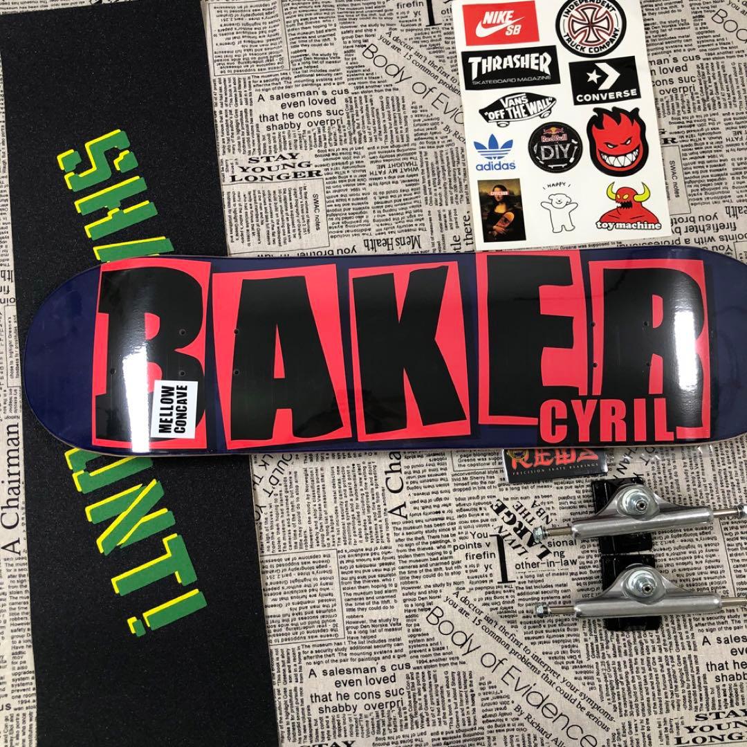 スケボー デッキデッキ セット 8.0 BAKER - メルカリ