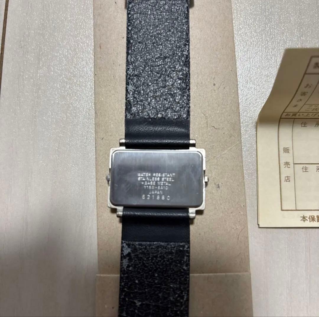 不動品】腕時計 無印良品 リストウォッチ双子 ツータイム 2タイム W