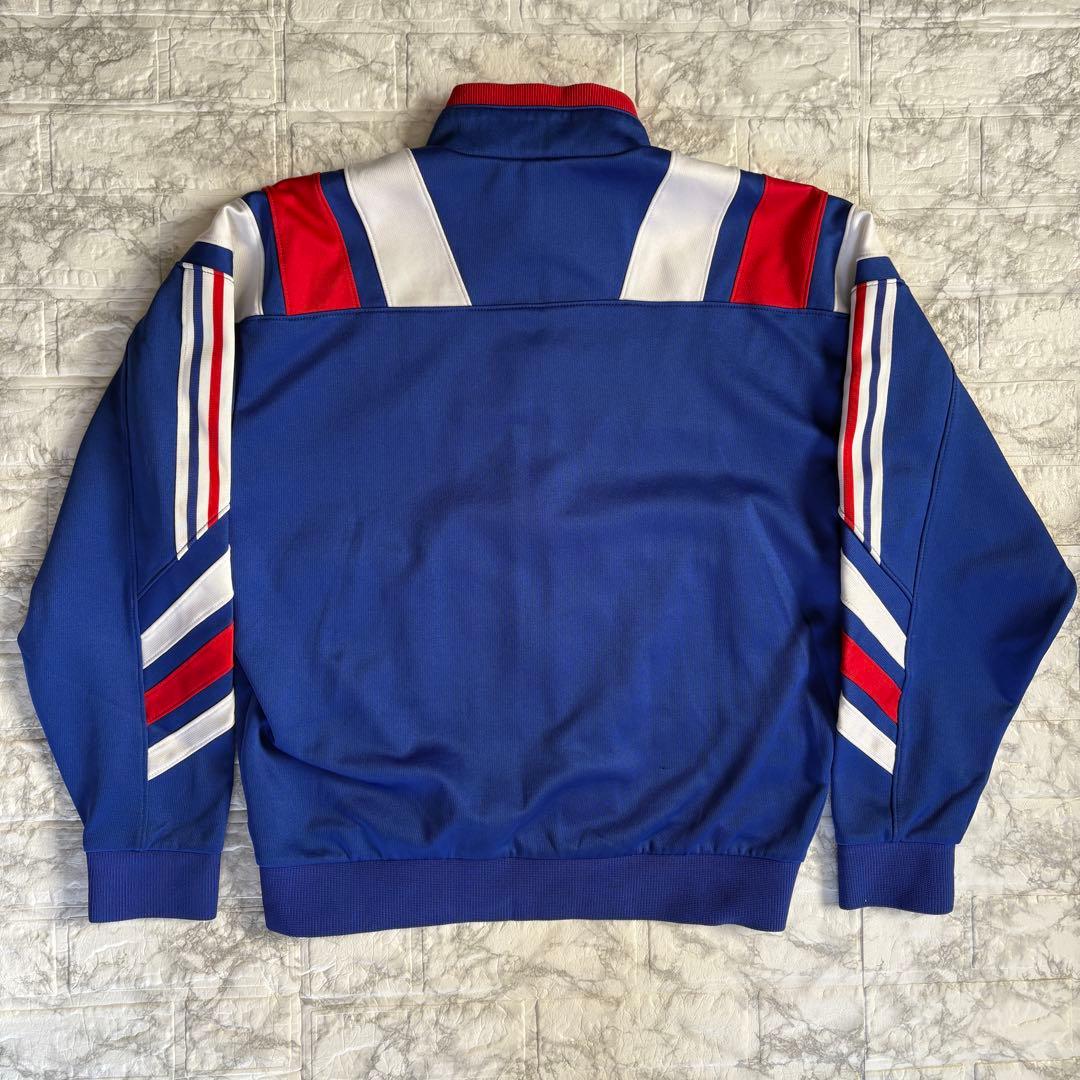 希少】美品 80s adidas デサント 日本製 ジャージ上下 XO - メルカリ