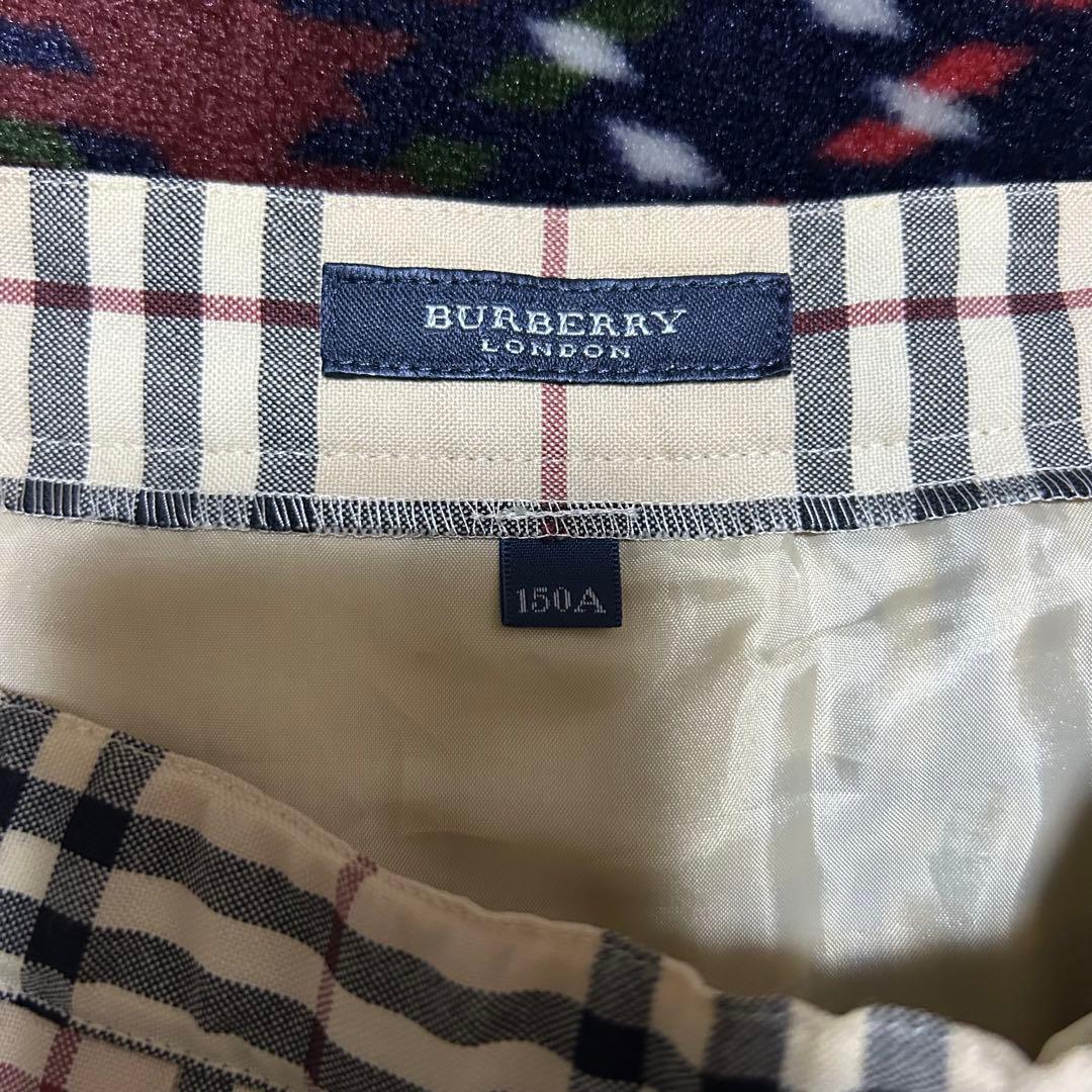 バーバリー BERBERRY 定番ノバチェック プリーツスカート 150 - メルカリ
