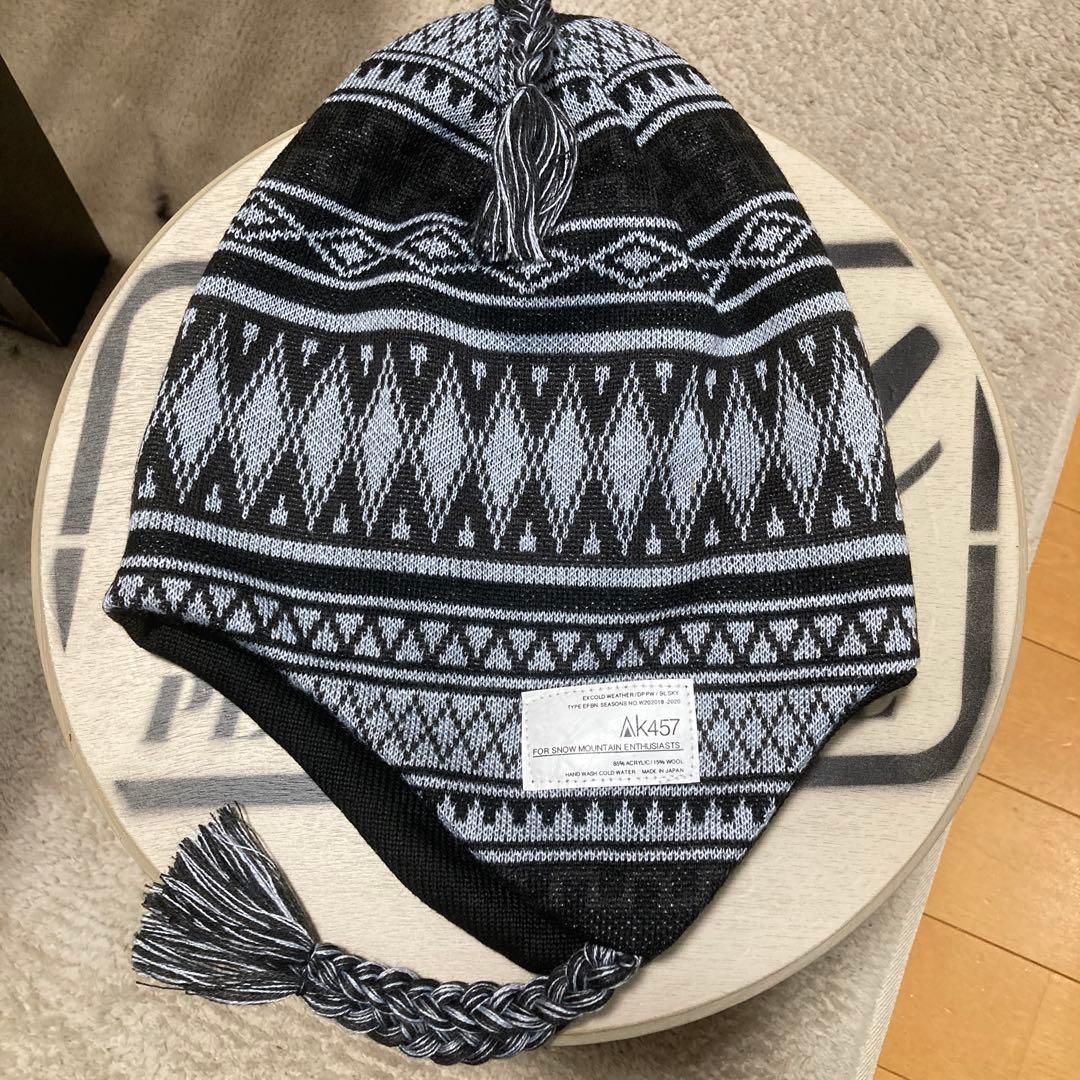 未使用品 AK457 イヤーフラップビーニー burton 藤原ヒロシ ak - メルカリ