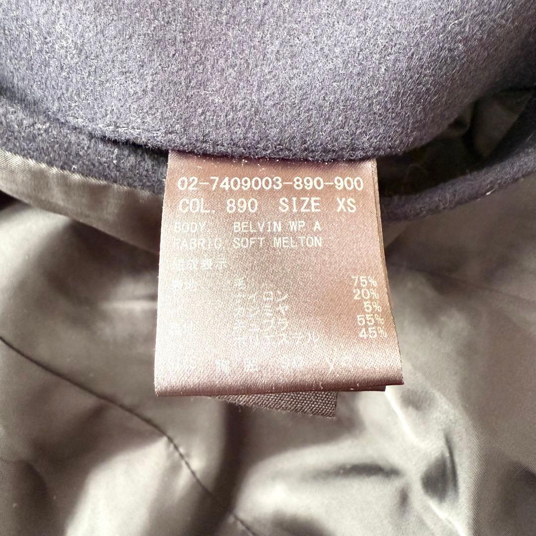 Theory スタンドカラーコート BELVIN WP A カシミヤ混 ネイビー - メルカリ