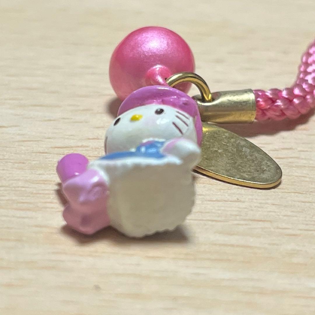 レア ハローキティ ストラップ USJ限定根付 ユニバーサルスタジオ