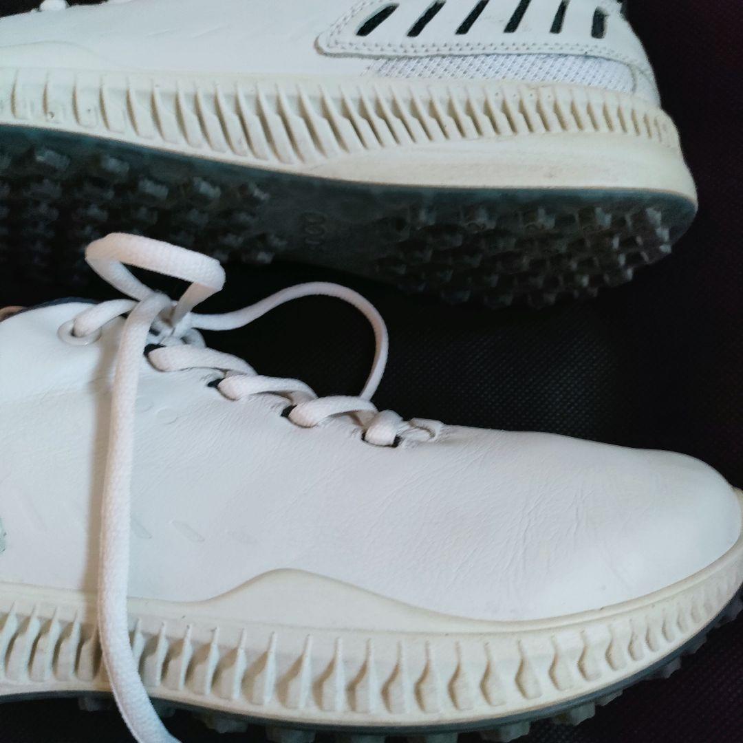 美品✨ecco エコー　ゴルフシューズ　39 24.5cm スパイクレス