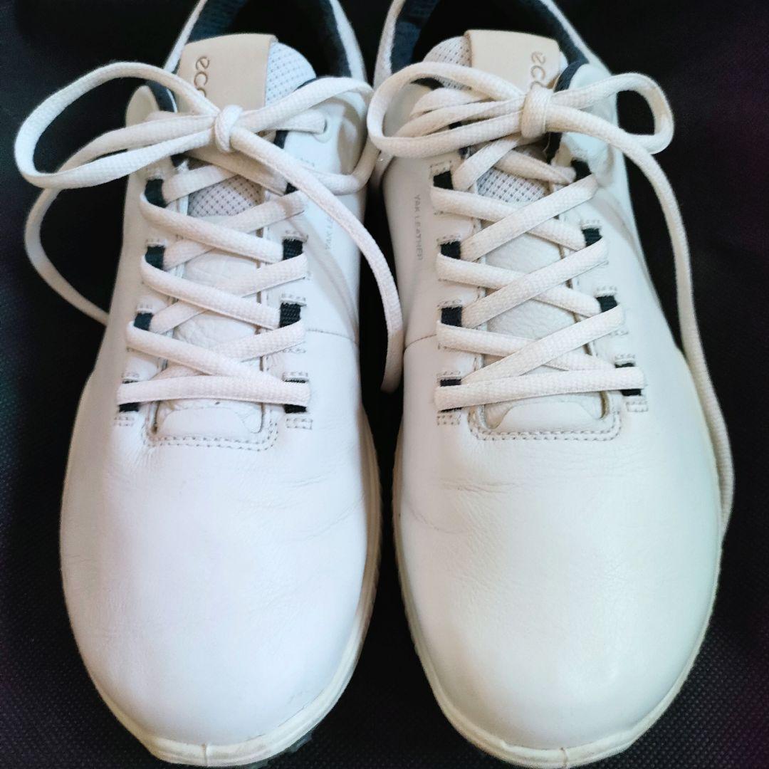 美品✨ecco エコー　ゴルフシューズ　39 24.5cm スパイクレス