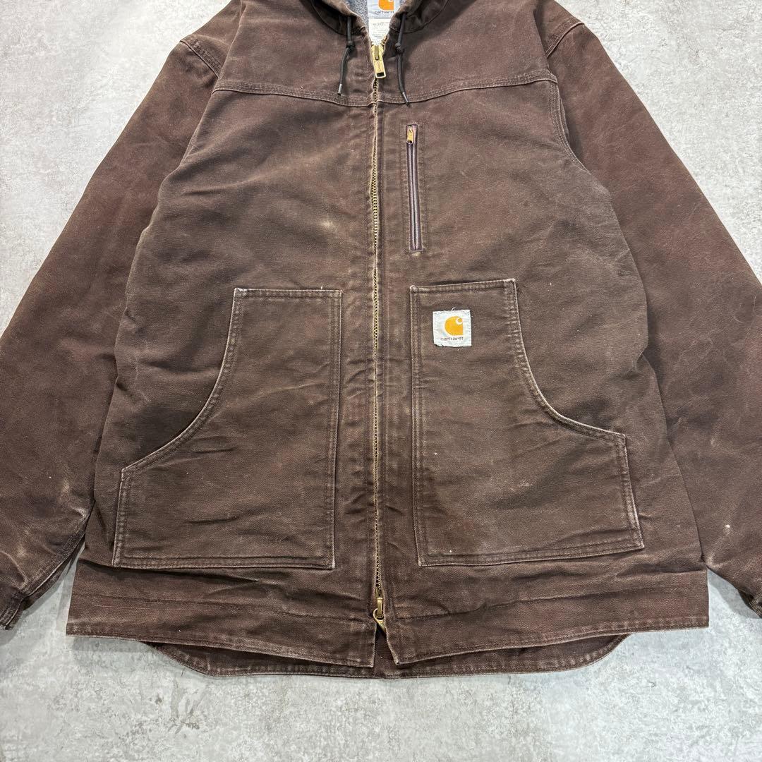 希少□カーハート【M】00s トラディショナルジャケット ダック フード