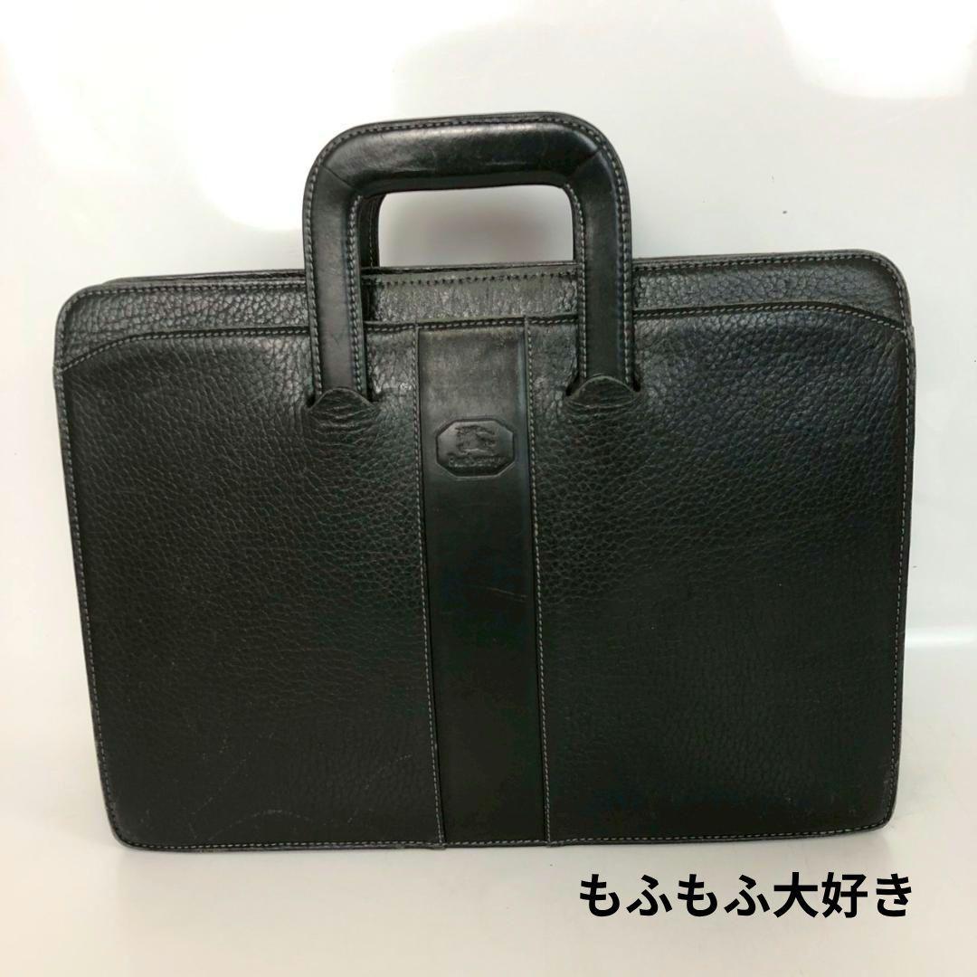 BURBERRY バーバリー ビジネスバッグ ブラック メンズ ブランド - メルカリ