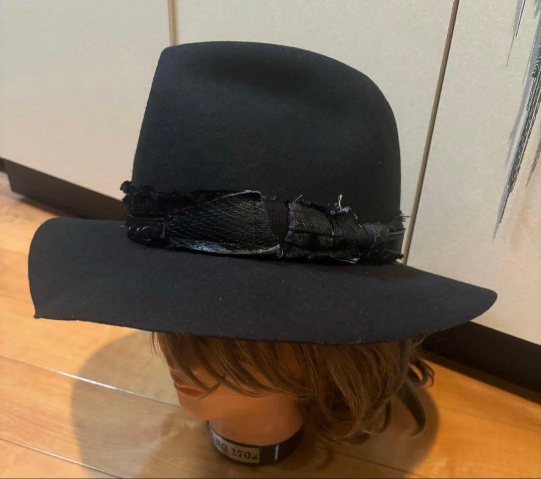 hyde着Roenスネークレザーベルトハット ラルク if ラルク - メルカリ