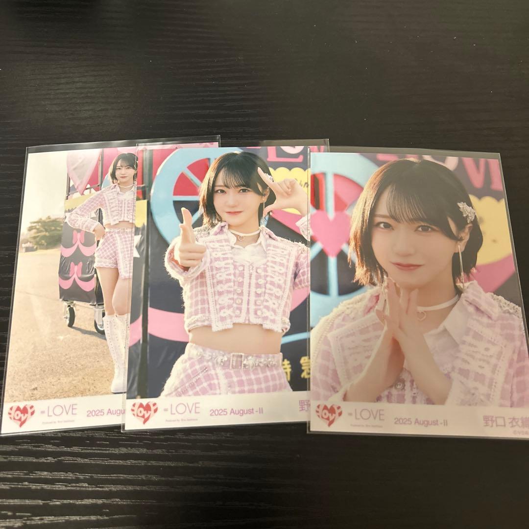 LOVE 野口衣織 生写真コンプ 超特急逃走中 - メルカリ