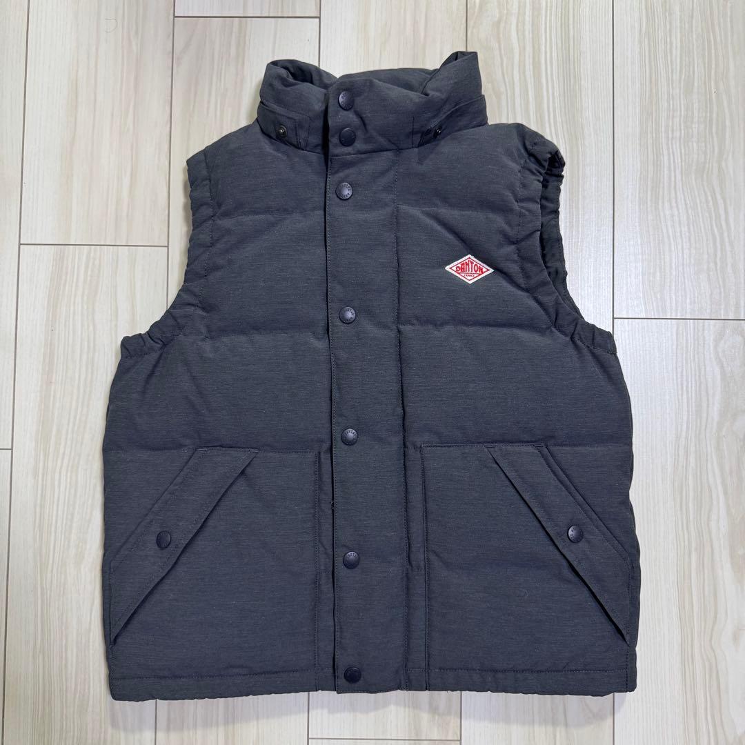DANTON ダントン ダウンベスト グレー - メルカリ