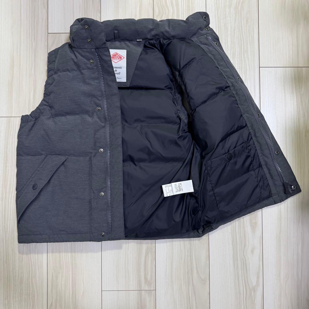 DANTON ダントン ダウンベスト グレー - メルカリ