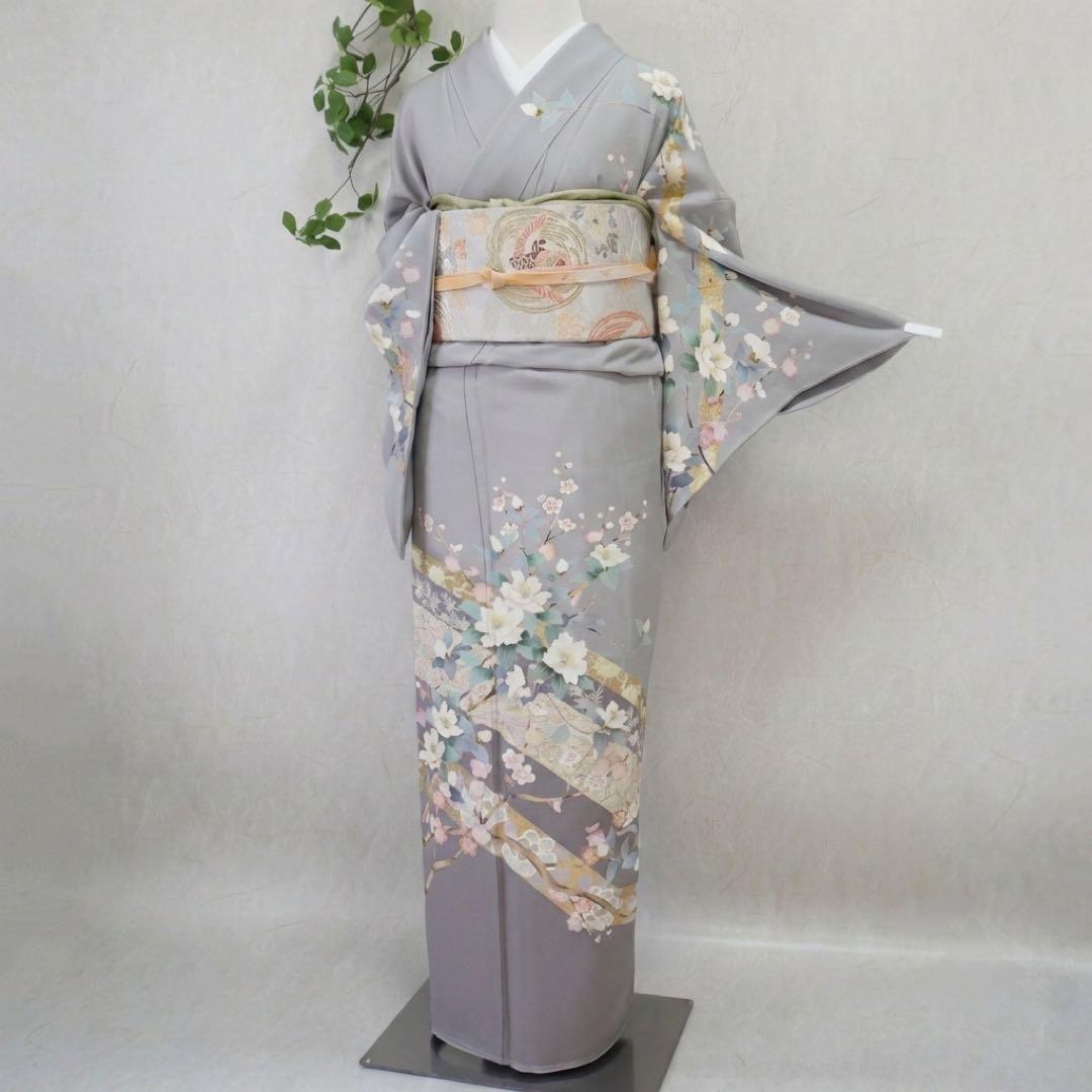 訪問着フルセット318卒業式 入学式 お宮参り【訪問着、袋帯、帯締め