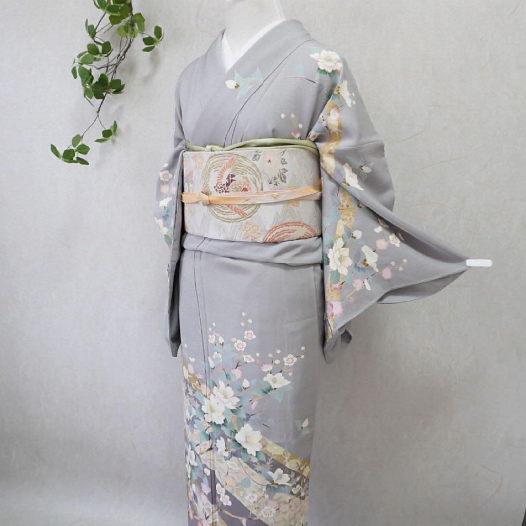 訪問着フルセット318卒業式 入学式 お宮参り【訪問着、袋帯、帯締め