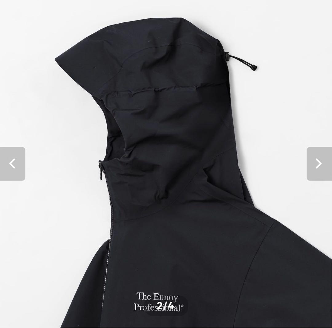 Sサイズ ennoy 3LAYER SHELL HOODIE (BLACK) - メルカリ