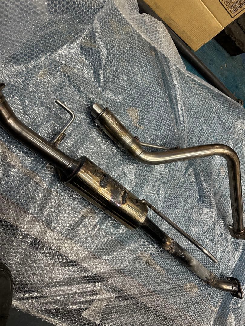 2*ァ様 DA64V用 フルストレートマフラー 加工品 カスタム 爆音 サイレン 2*ァ様 DA64V用 フルストレートマフラー 加工品 カスタム 爆音