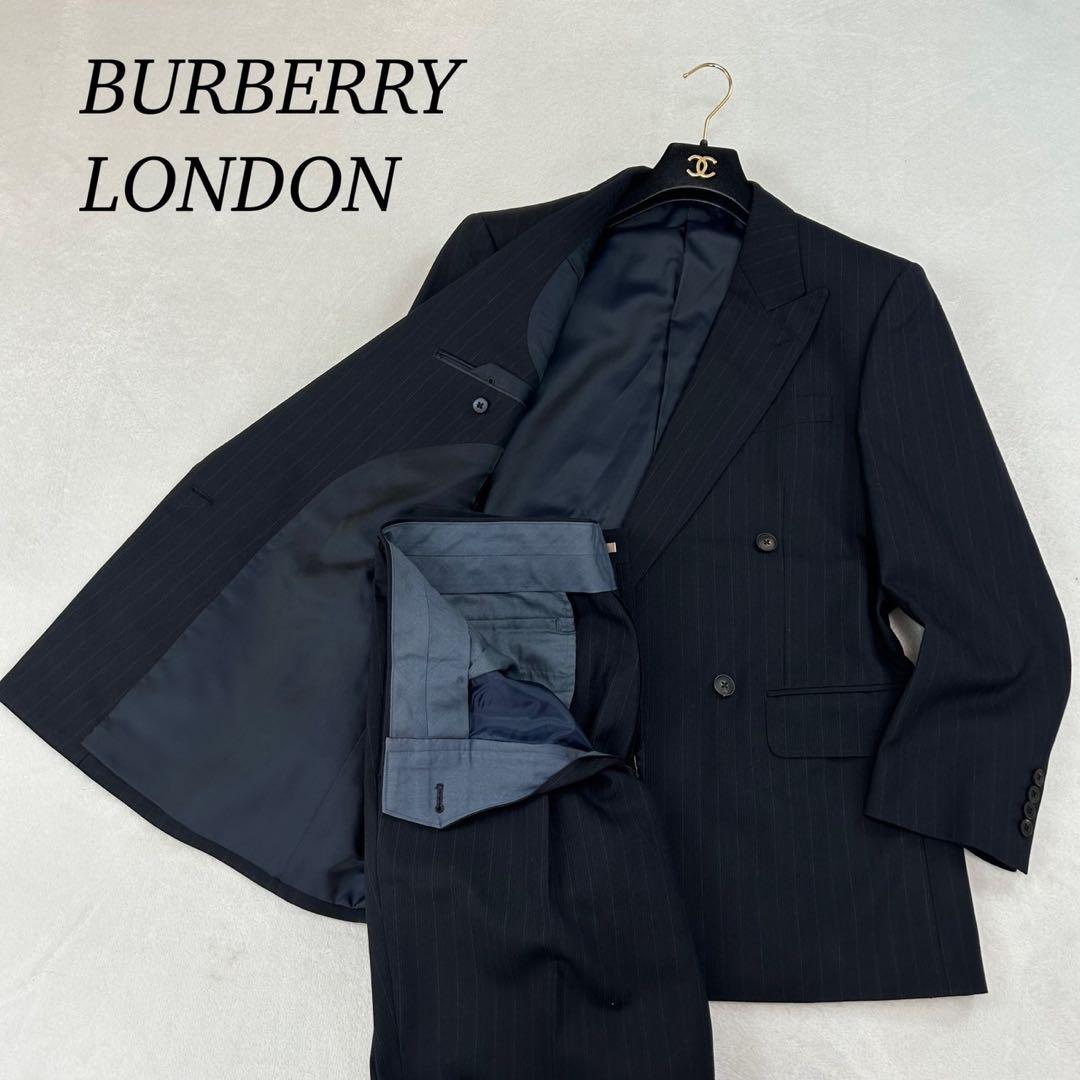 K613 L バーバリーロンドン ダブル 肩パット スーツ上下 ネイビー メンズ 楽天市場】バーバリー（スーツ・セットアップ｜メンズファッション）の通販