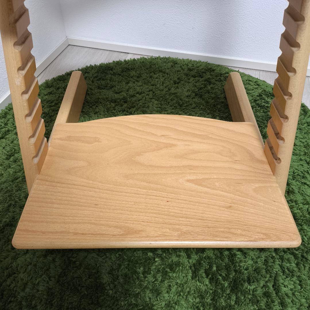 新型】STOKKE TRIPP TRAP 高さ調整イス ナチュラル座面調節可能