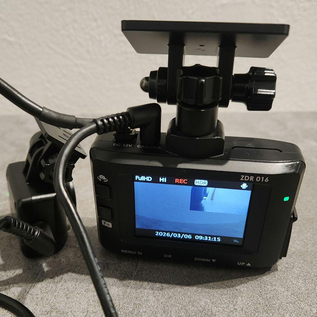 送料無料】COMTEC ZDR016 前後 ドラレコ 駐車監視コード SD 付 - メルカリ