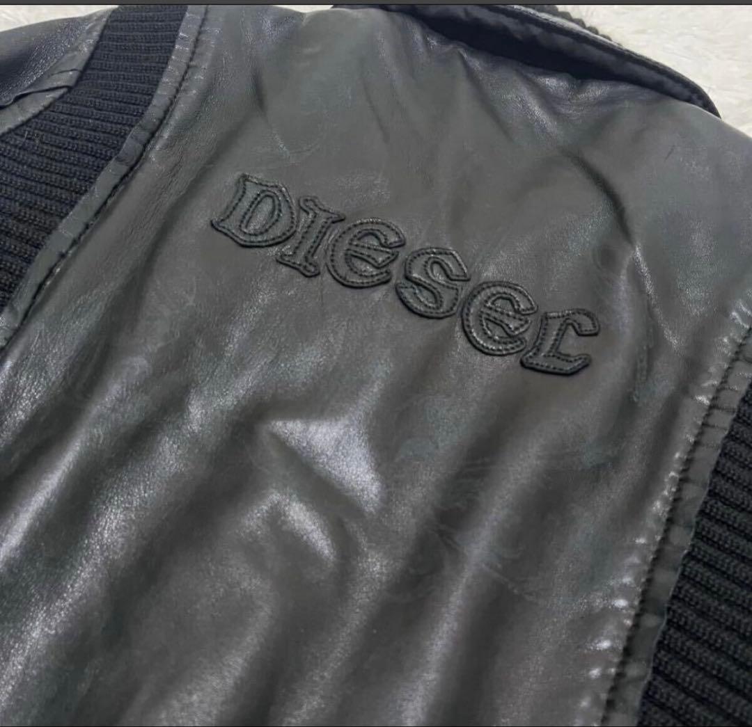 59b3d454様専用DIESEL ディーゼル ラムレザージャケット - メルカリ