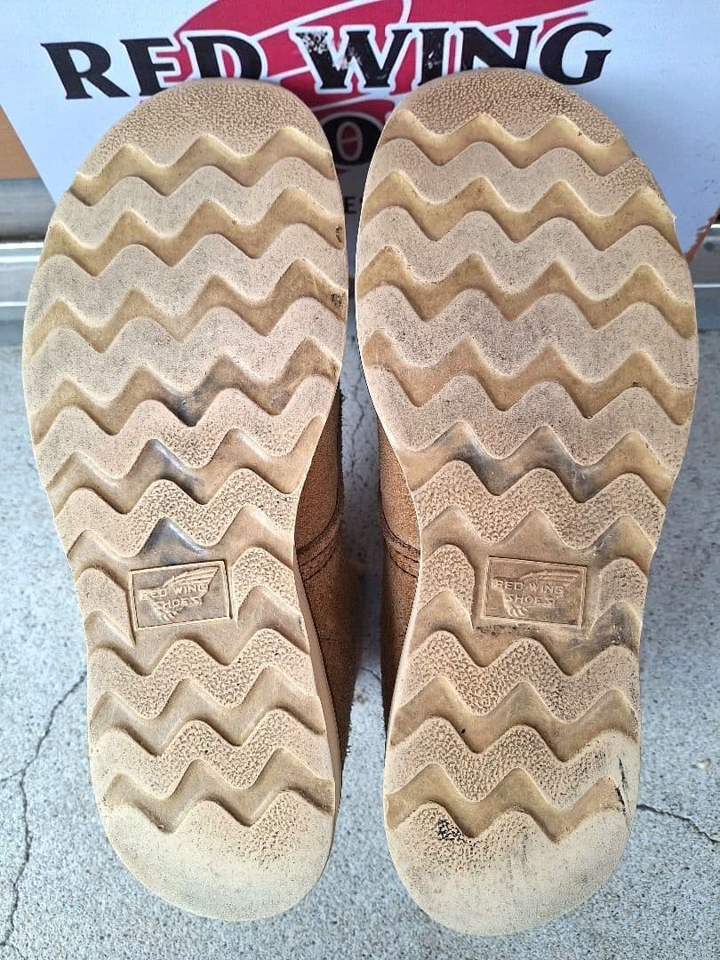 四角犬タグ レッドウィング 8167 スエード プレーントゥ 8.5E - メルカリ