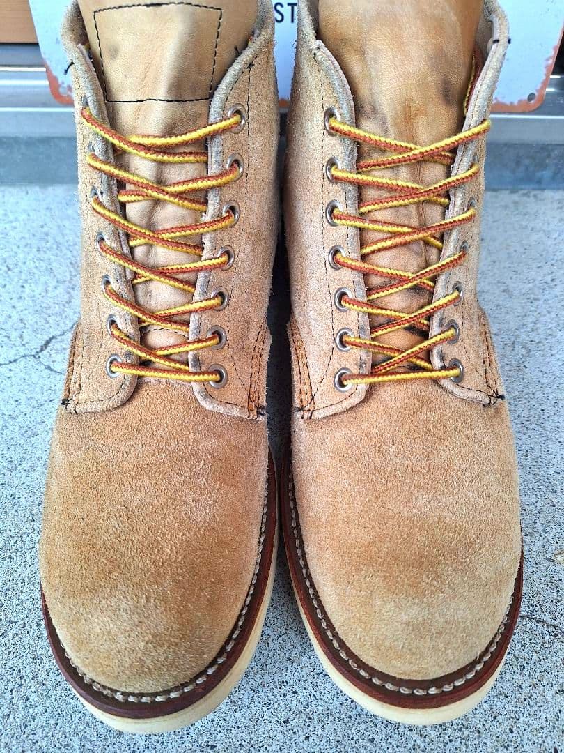 四角犬タグ レッドウィング 8167 スエード プレーントゥ 8.5E - メルカリ