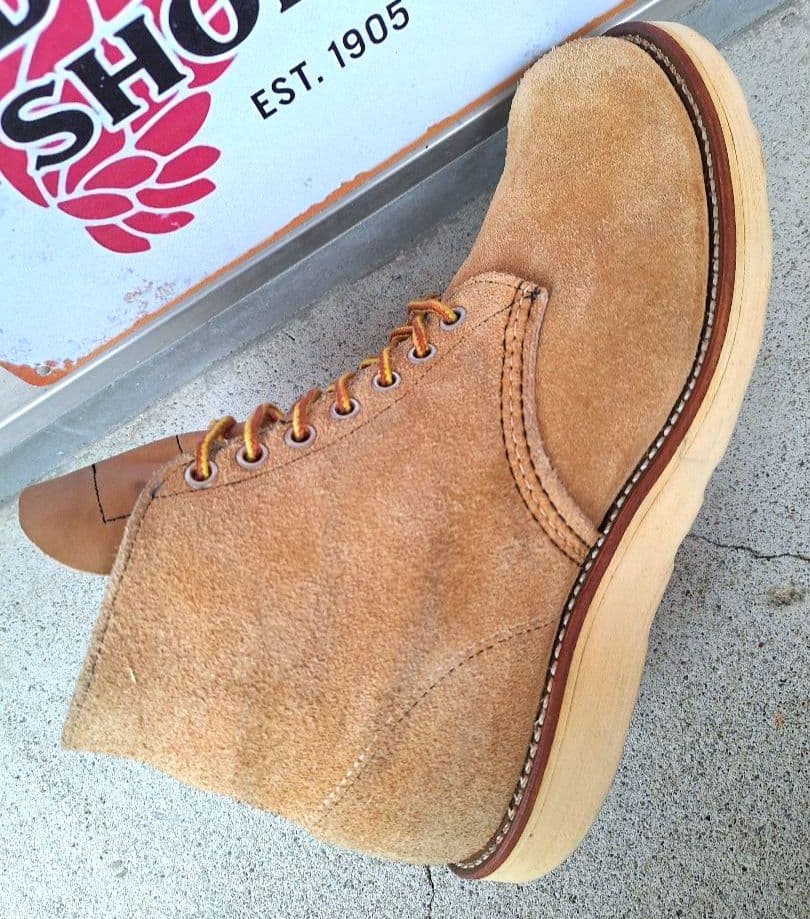 四角犬タグ レッドウィング 8167 スエード プレーントゥ 8.5E - メルカリ