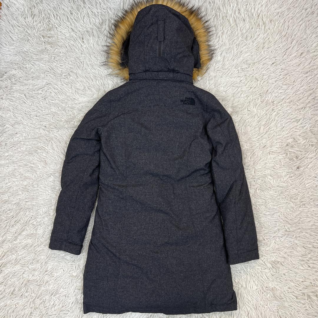 《美品》ザノースフェイス ファー付き ダウンコート レディース 85 (M)