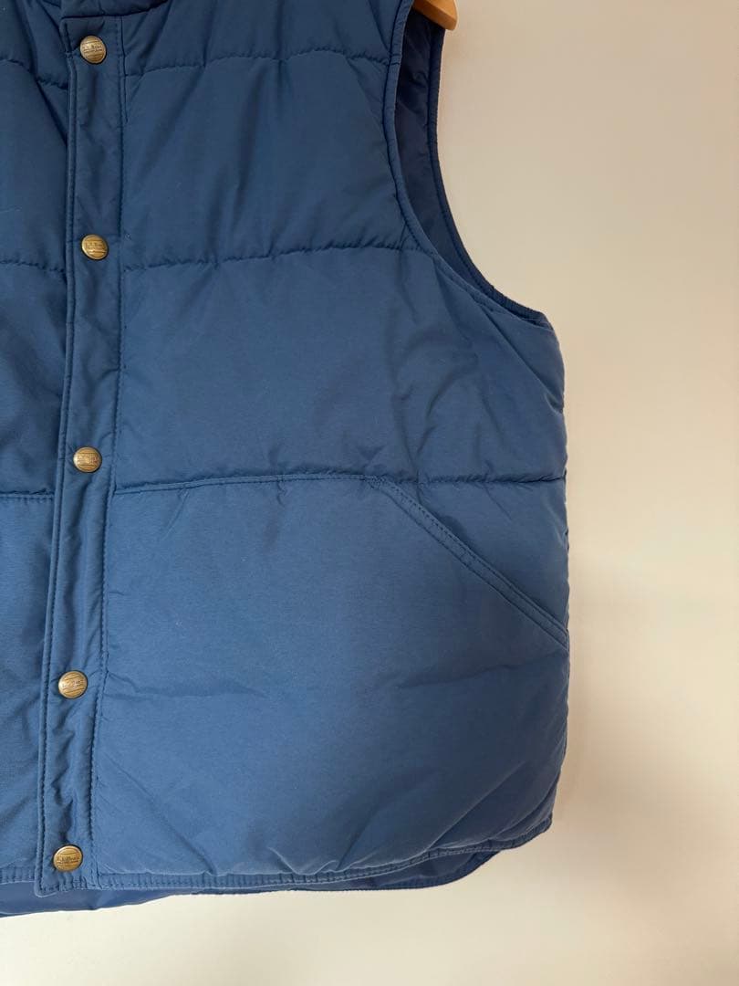 【美品】80's エルエルビーン L.L.Bean 中綿ベスト L ネイビー