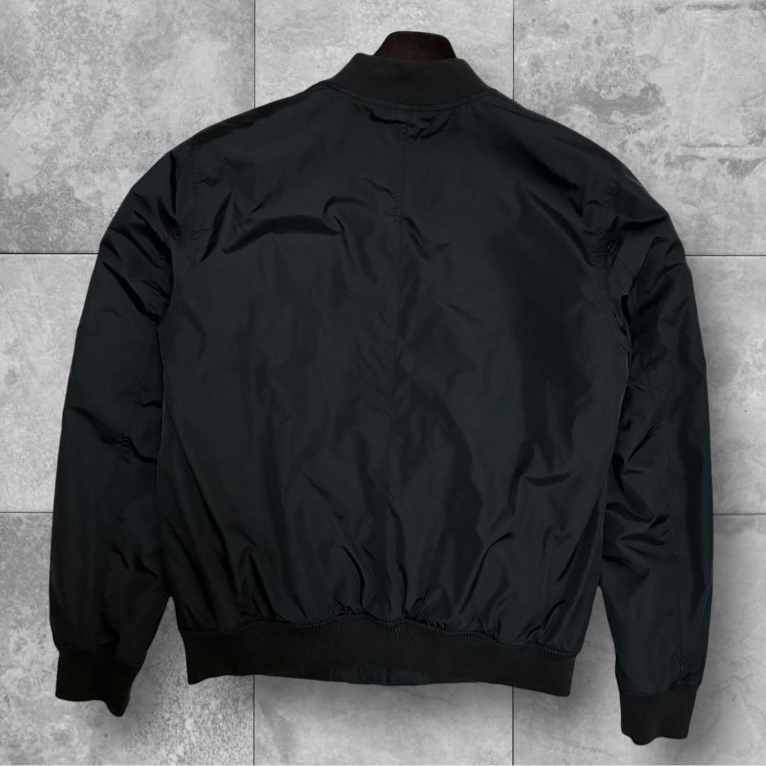 00s old GAP MA-1 フライトジャケット 肉厚 y2k 短丈 黒×青 - メルカリ