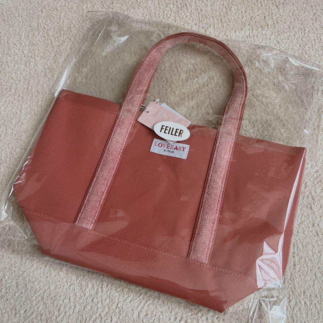 新品】FEILER オールドテディガール ワッペントートバッグ L ピンク