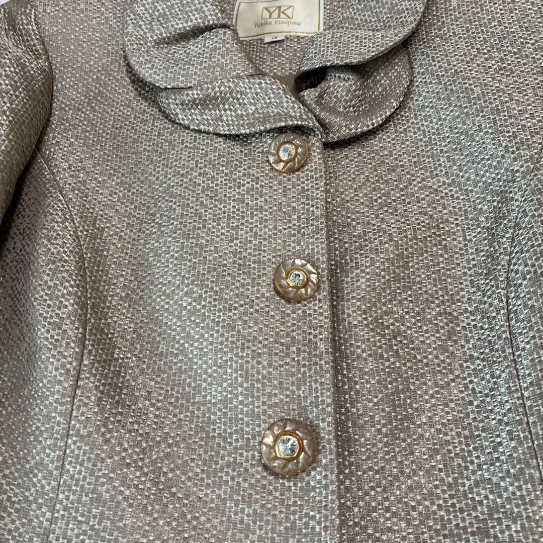 大きいサイズ ユキコキミジマ フォーマルジャケット 東京ソワール 米沢