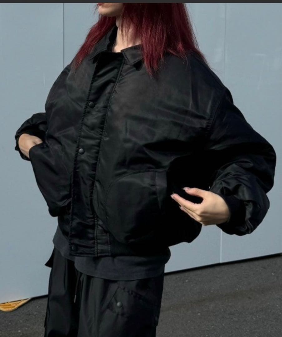 Chikashitsu + パディング ジャケット MA-1