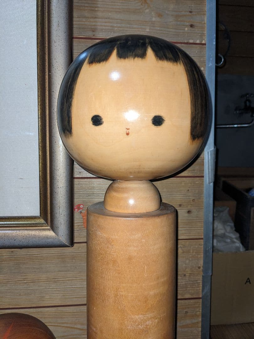 伝統的な木製こけし 3点 相田晴峰 大 中 小