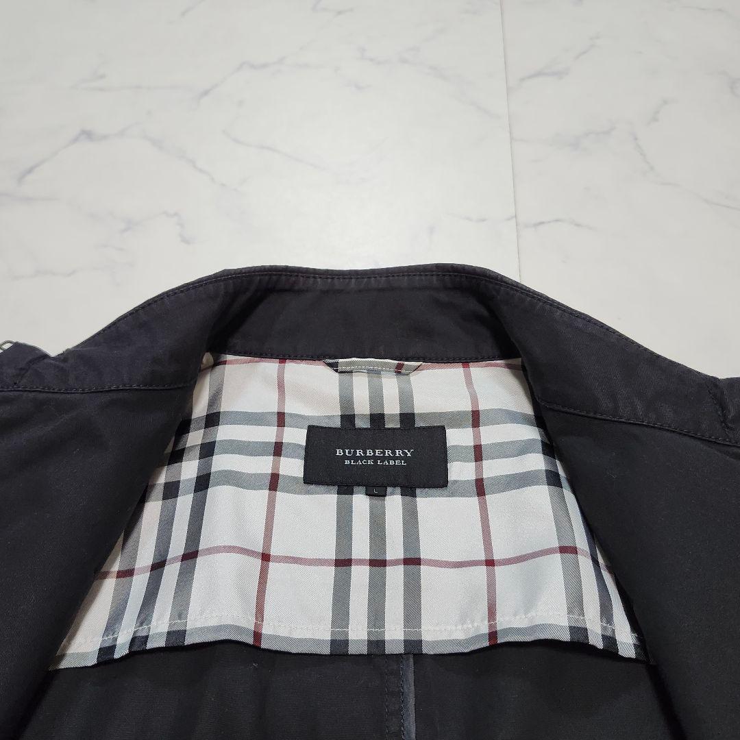 希少☆バーバリーブラックレーベル ナポレオンジャケット 銀ボタン