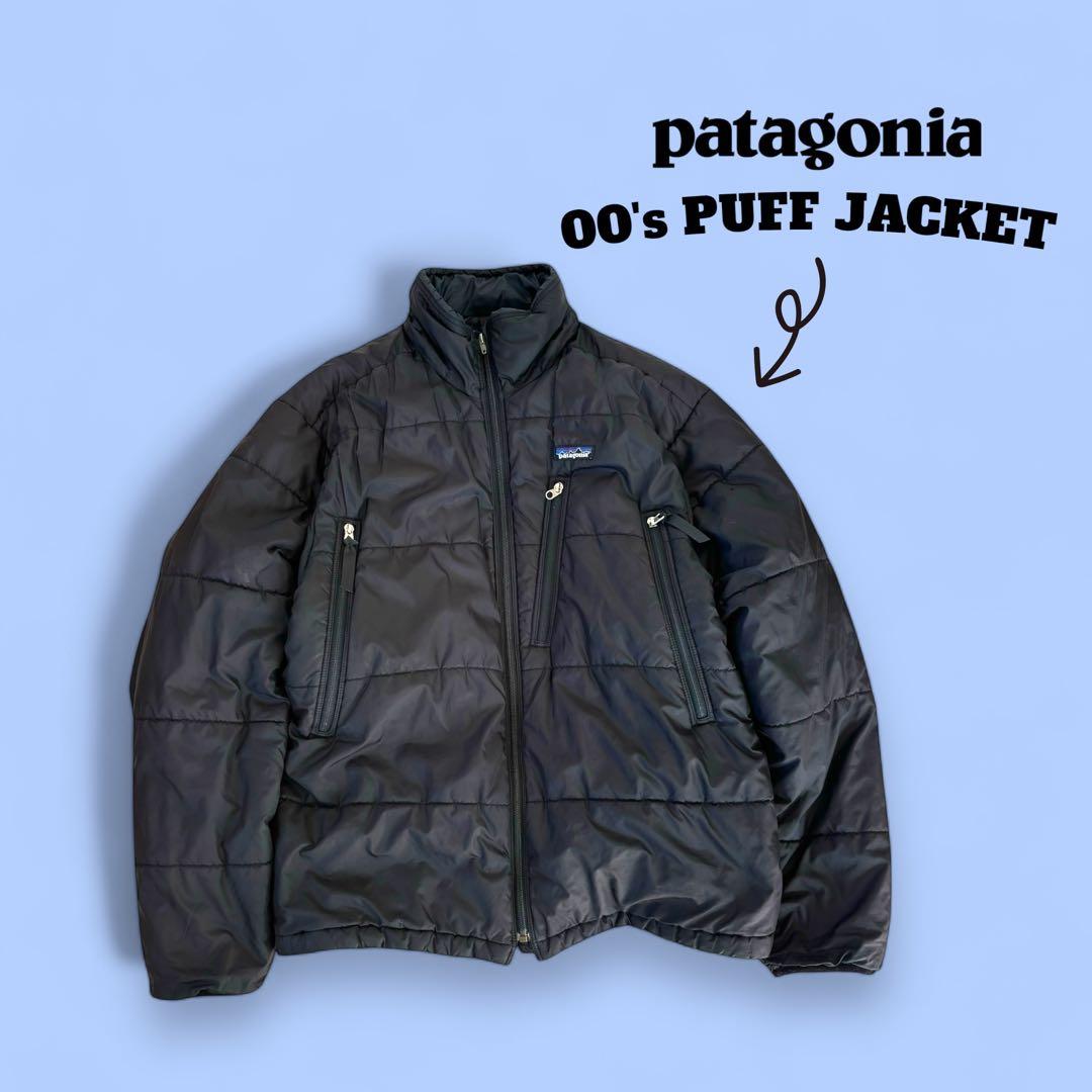 希少】00sパタゴニア パフジャケット ブラック Lサイズ - メルカリ