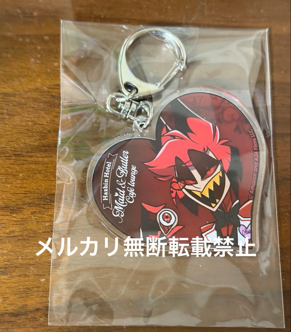 ハズビンホテル アラスター アクリルキーホルダー スクエア缶ケース