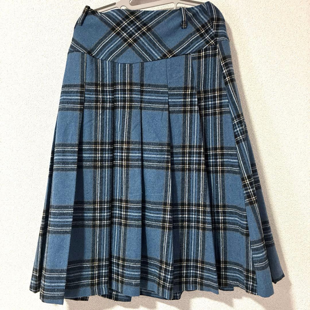 jouetie スカート ウールライクプリーツミドルチェックスカート - メルカリ
