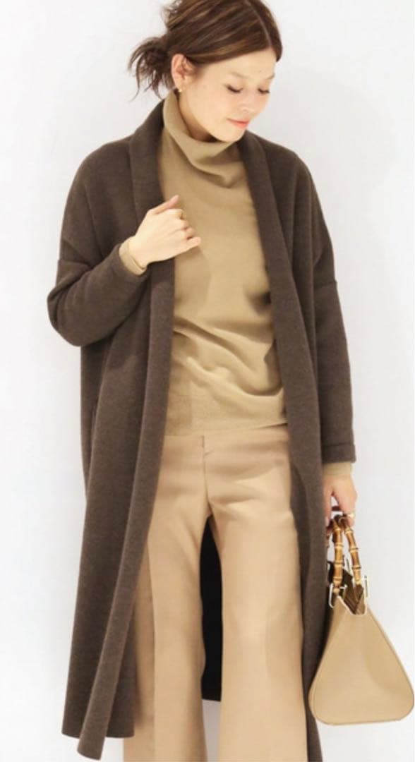 ドゥーズィエムクラス スムースニットガウンコート - メルカリ