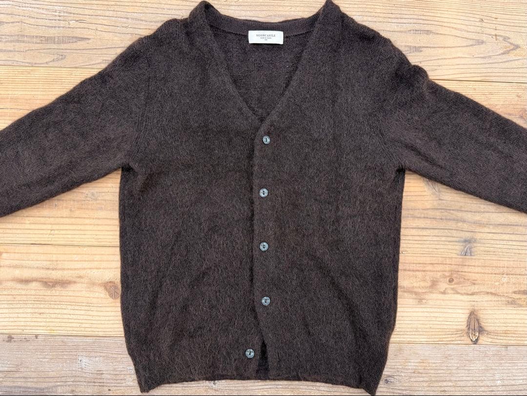 MOONCASTLE ムーンキャッスル MOHAIR CARDIGAN M Mooncastle Kid Mohair Cardigan Pullover Dark Green | Made in Japan