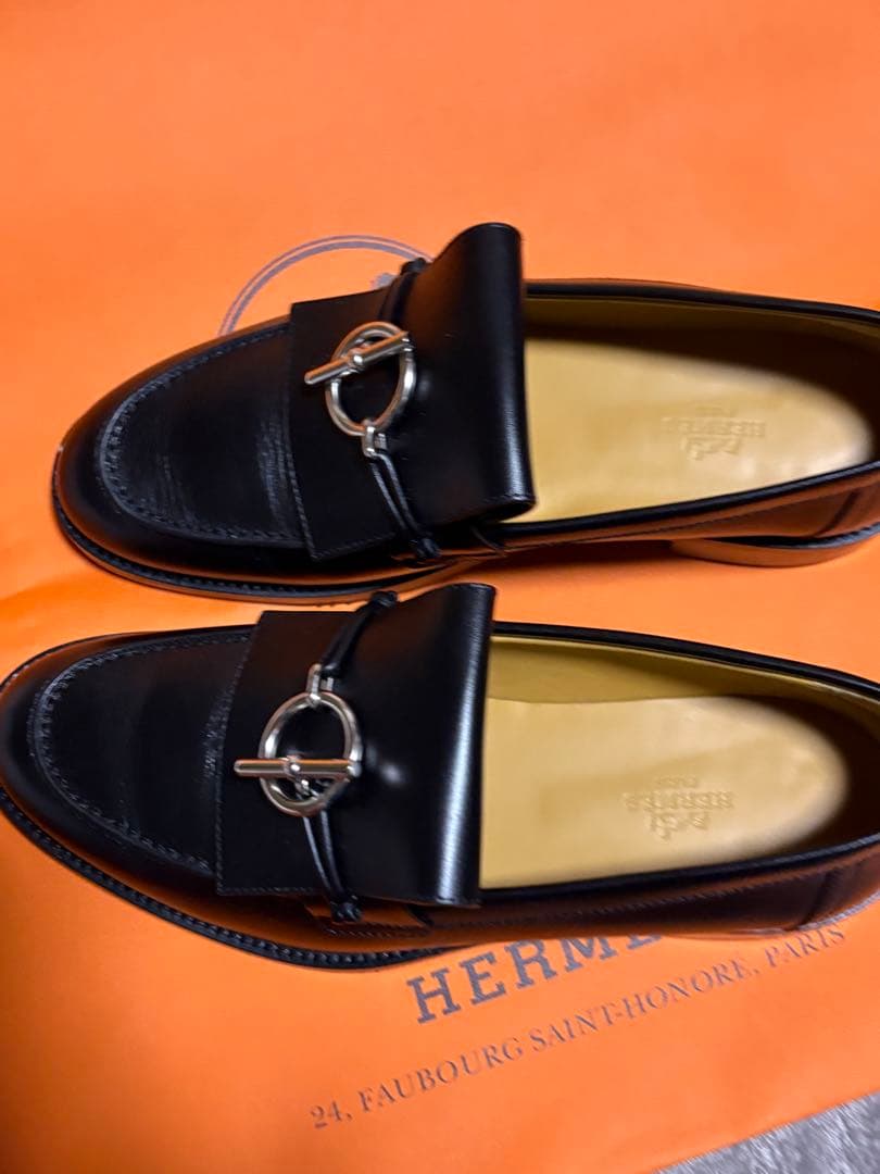 エルメス HERMES モカシンインパクト（ローファー）サイズ39