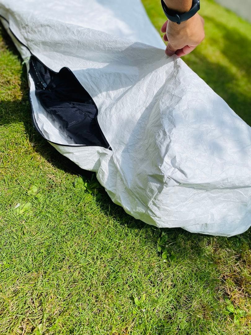 タイベック シュラフカバー 《寝袋まもるくん 》右サイドダブルジッパーver.