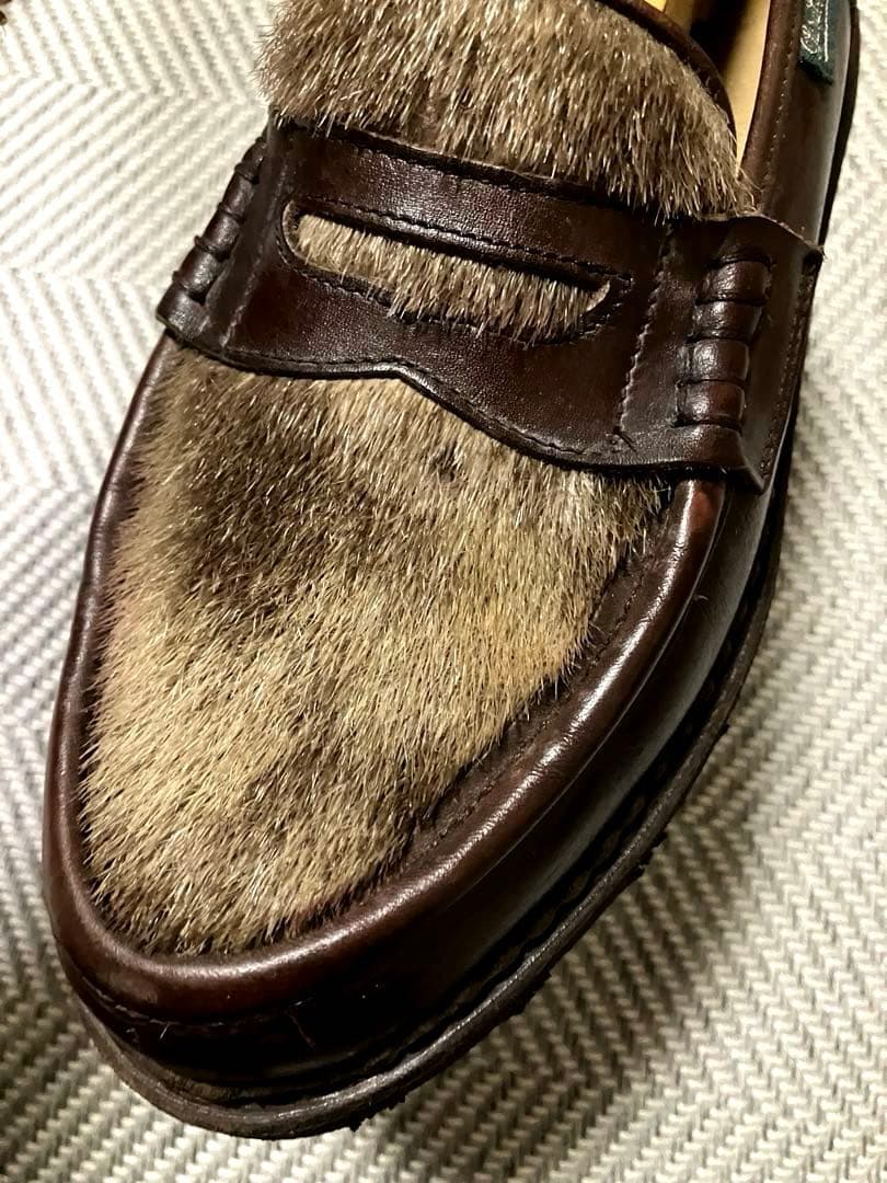 パラブーツREIMS アザラシ 希少 廃盤 ランス フォック ローファー