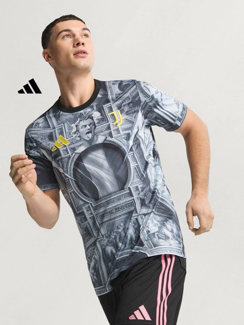 新品未使用タグ付き】ユベントス25-26プレマッチジャージー デルピエロ