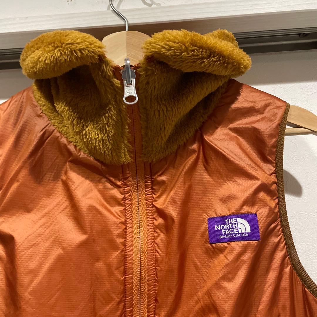 ノースフェイスパープルレーベル リバーシブルベスト M - メルカリ