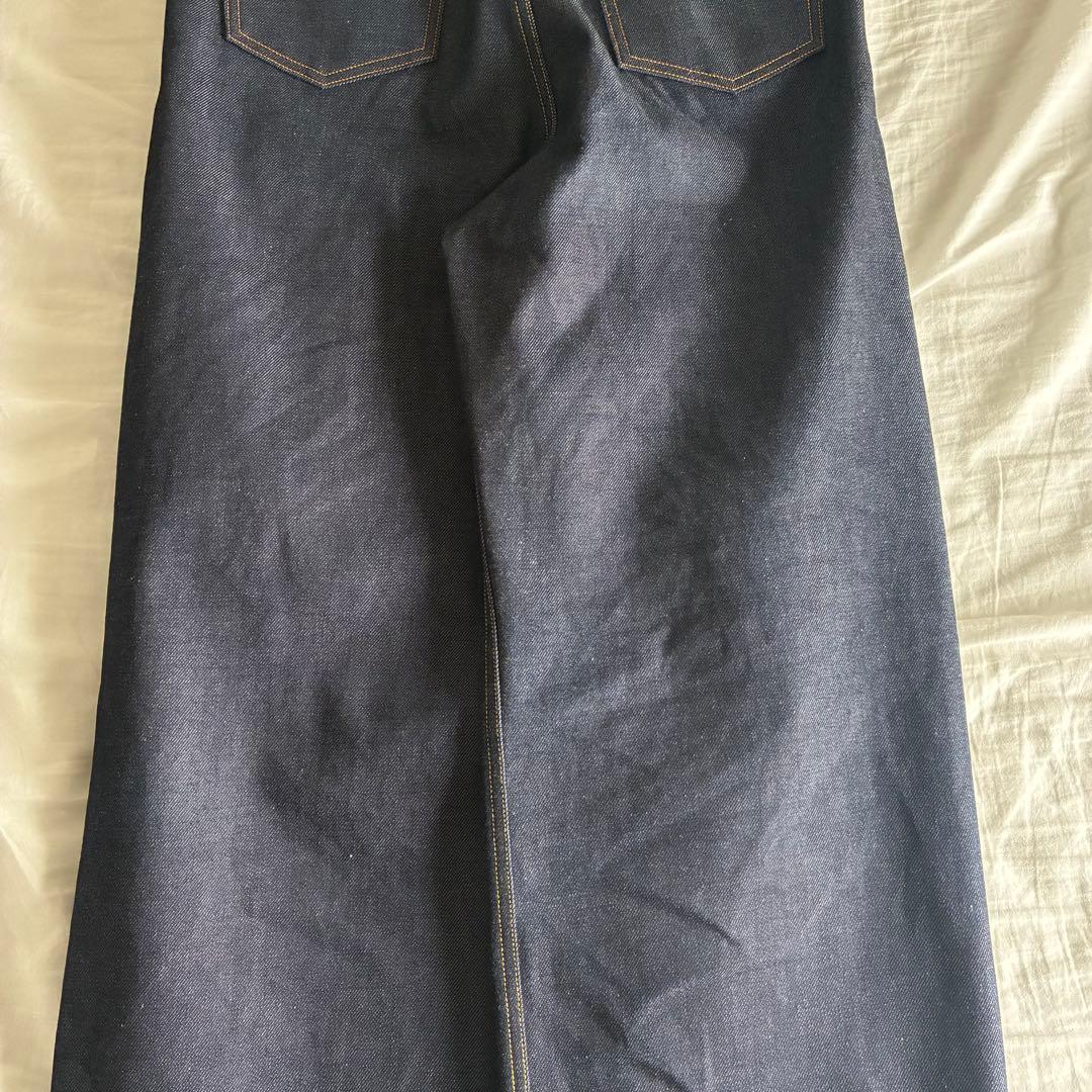 2TUCK WIDE DENIM PANTS -ENTASIS Mk-Ⅱ-